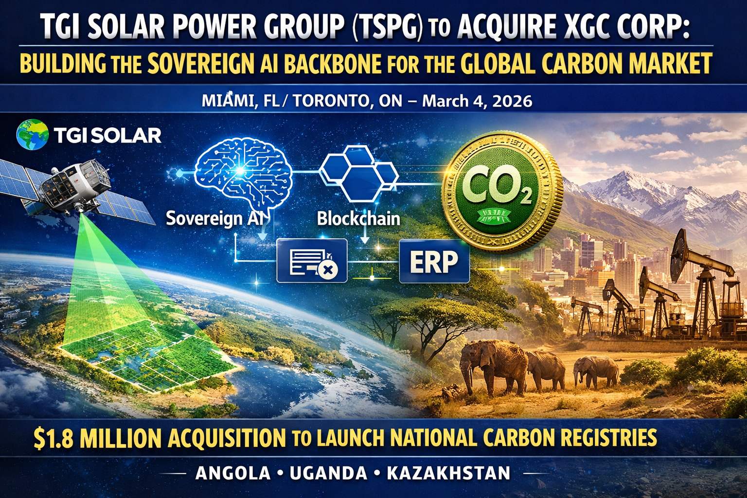 TGI and XGC acquisition announcement placeholder image