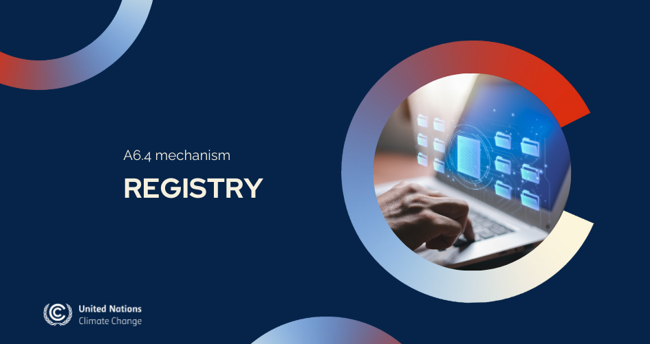 Digital illustration of a dynamic national carbon registry network