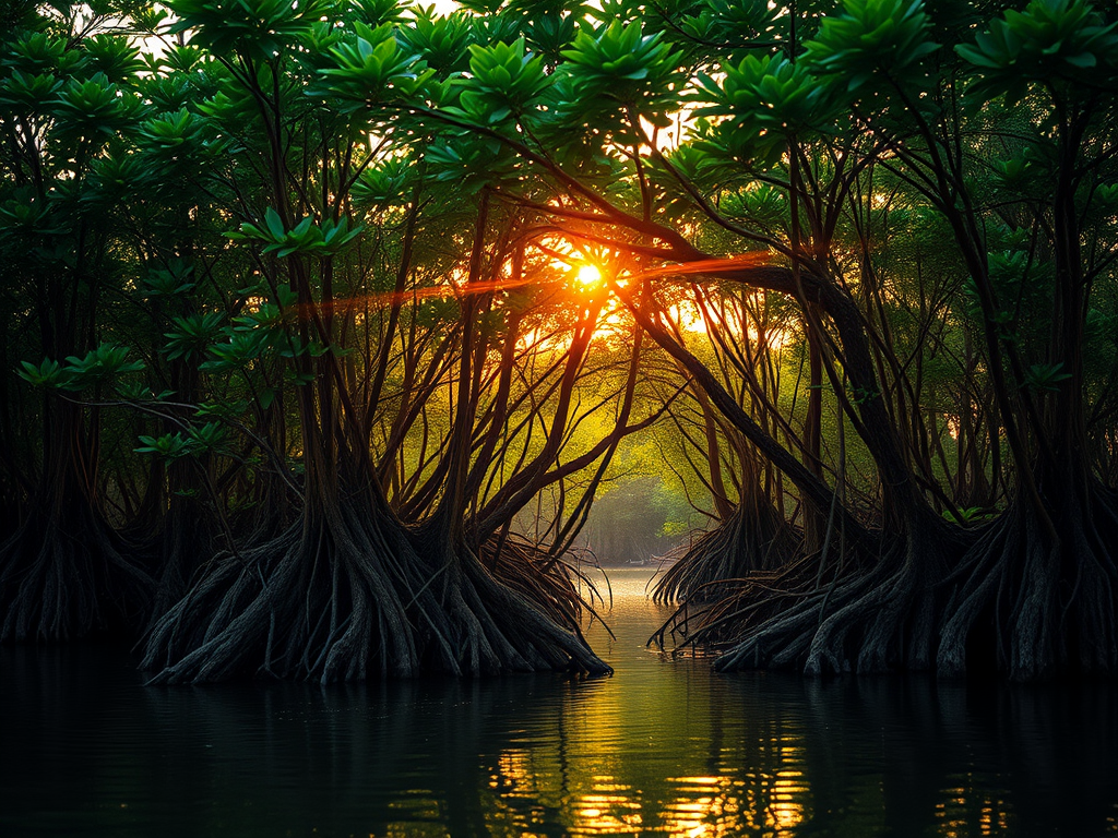 Mangrove Forests at Sunrise – Carbon Offset Project